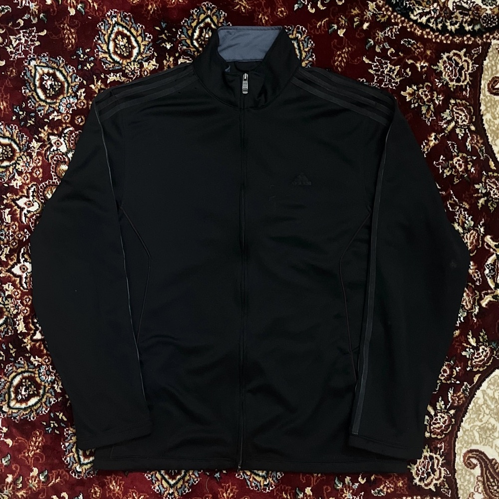Black adidas track jacket